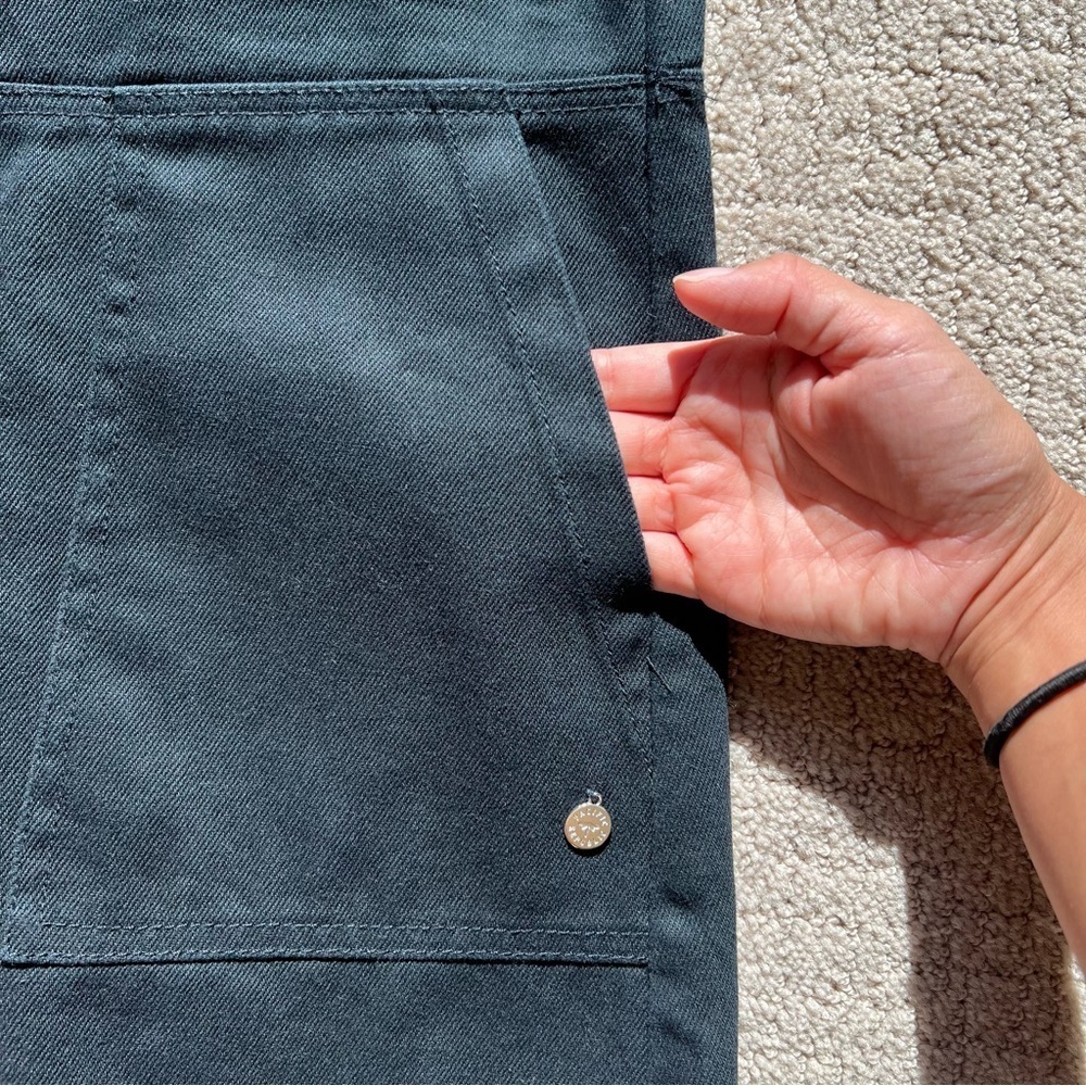 Pull&Bear Black Denim Overall Dress - Picture 6 of 14